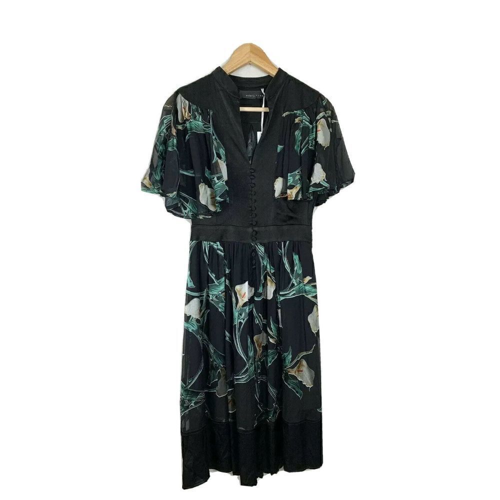 Adelyn Rae Floral Fit And Flare Dress